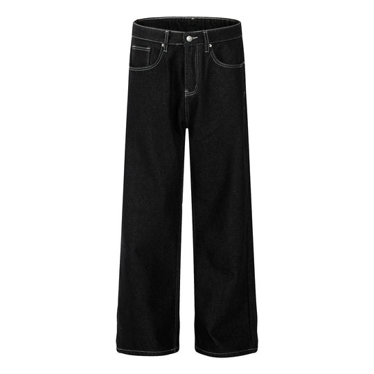 F3F Select Black Basic Wide Leg Jeans | Face 3 Face