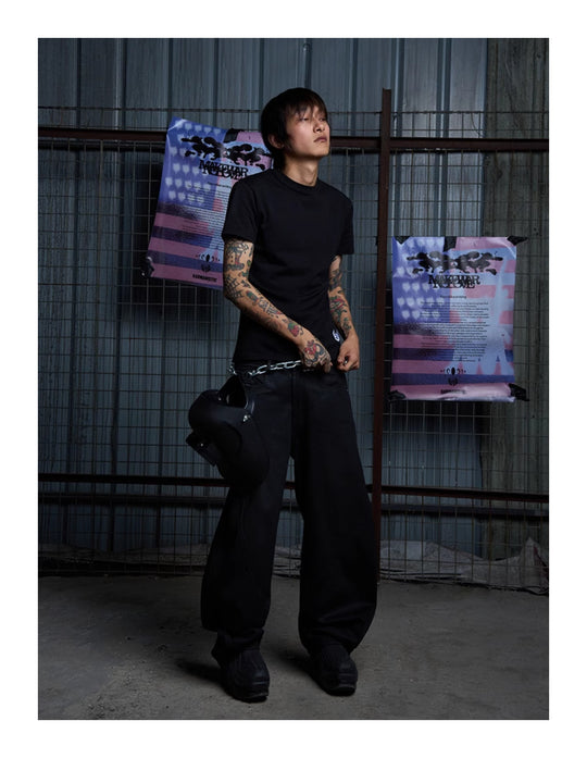 KARMANISTIC Karma Print Slim Tee | Face 3 Face