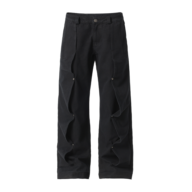 JHYQ Deconstructed Pleated Work Pants