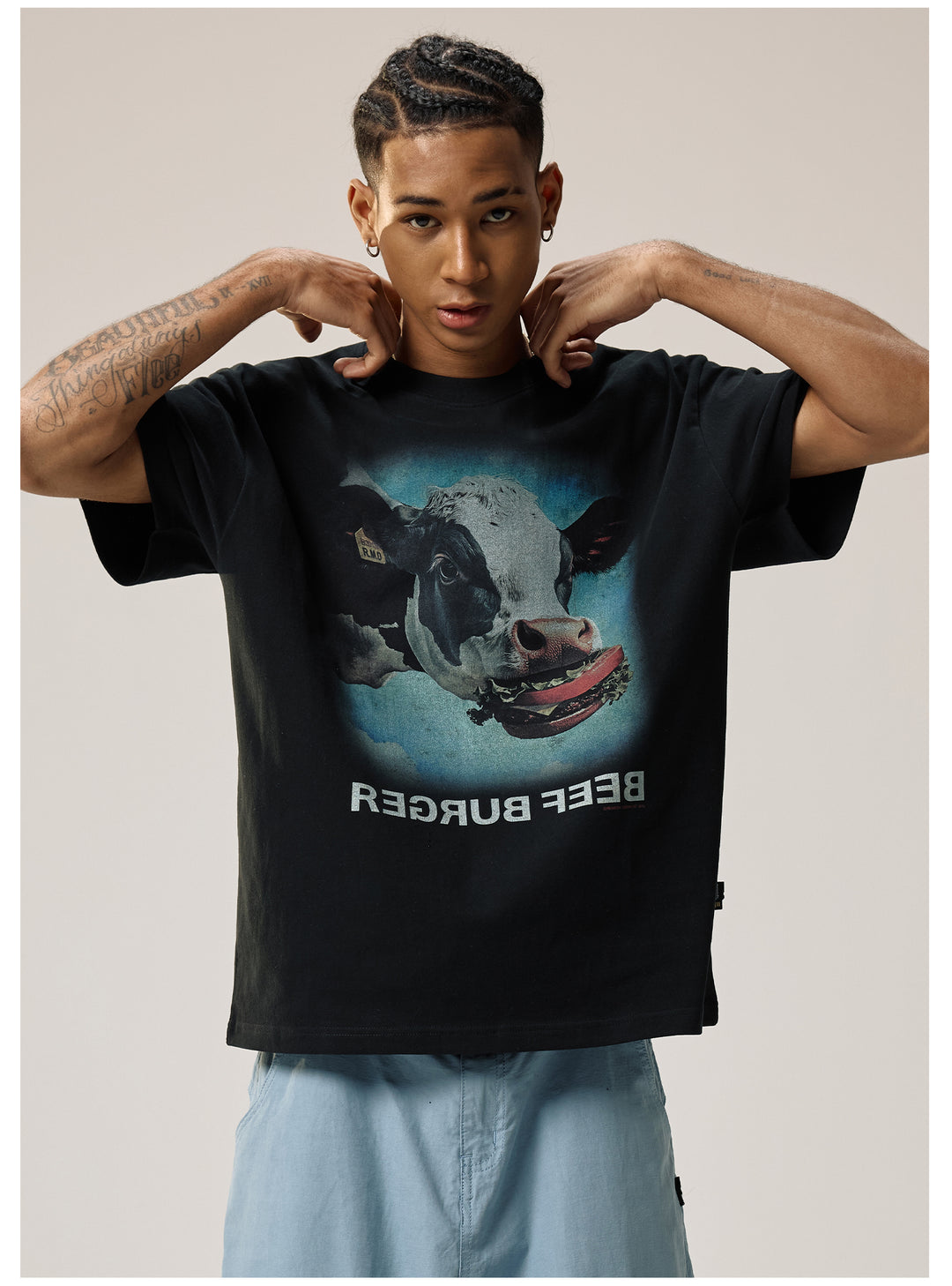 Remedy BEEF BURGER Print Tee | Face 3 Face