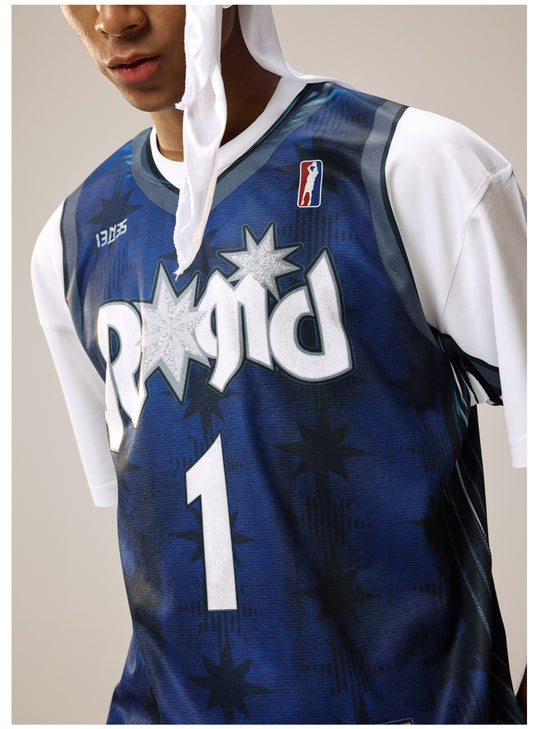 Remedy Star Jersey Digital Print Tee | Face 3 Face