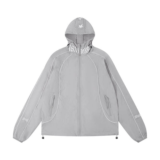 1807 Logo Star Print UV Protection Sports Track Jacket | Face 3 Face