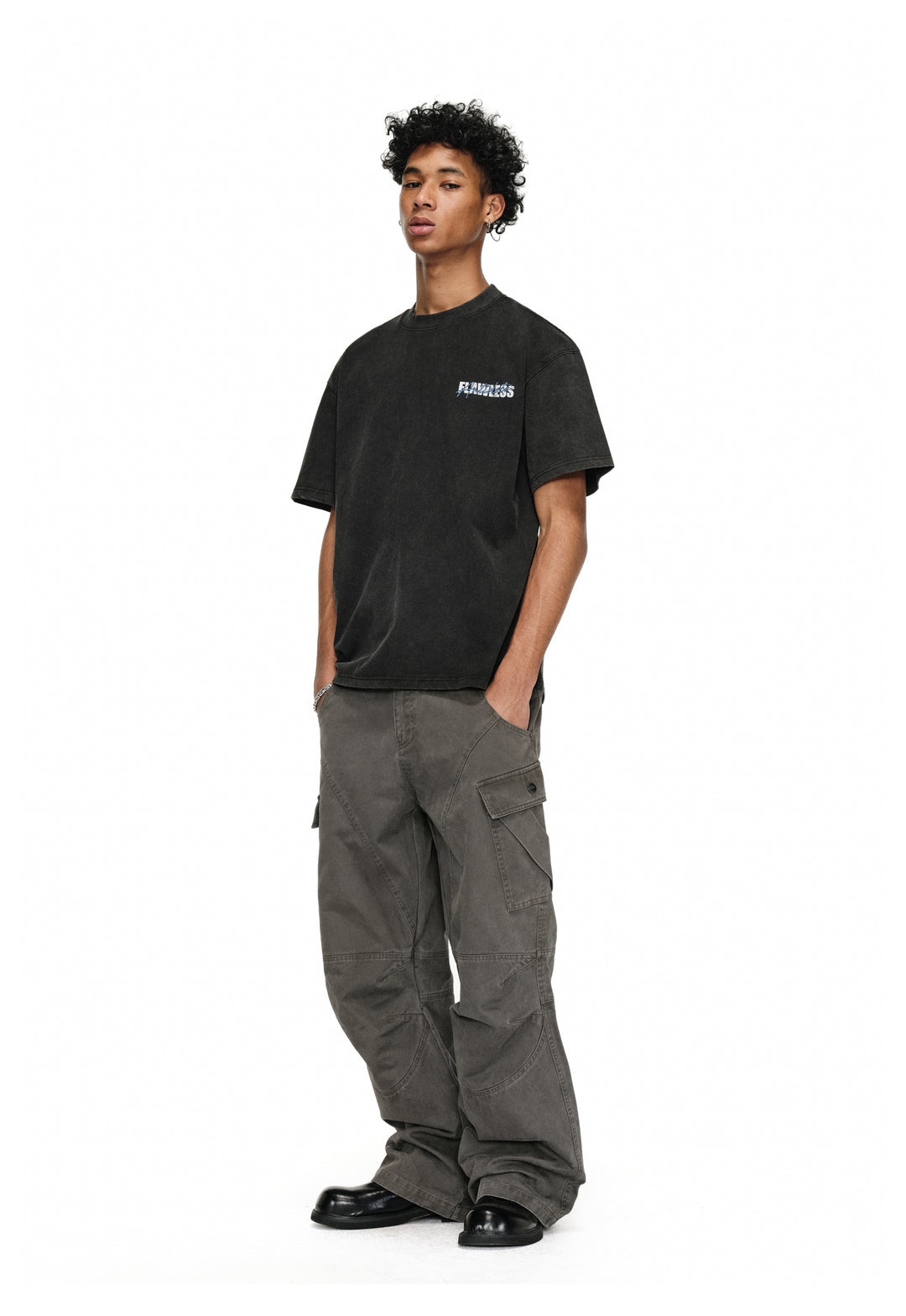 ANTIDOTE Segmented Structured Work Cargo Pants | Face 3 Face