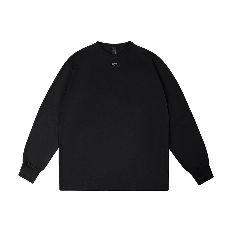 1807 Crystal Rhinestone Logo Long Sleeve Tee | Face 3 Face