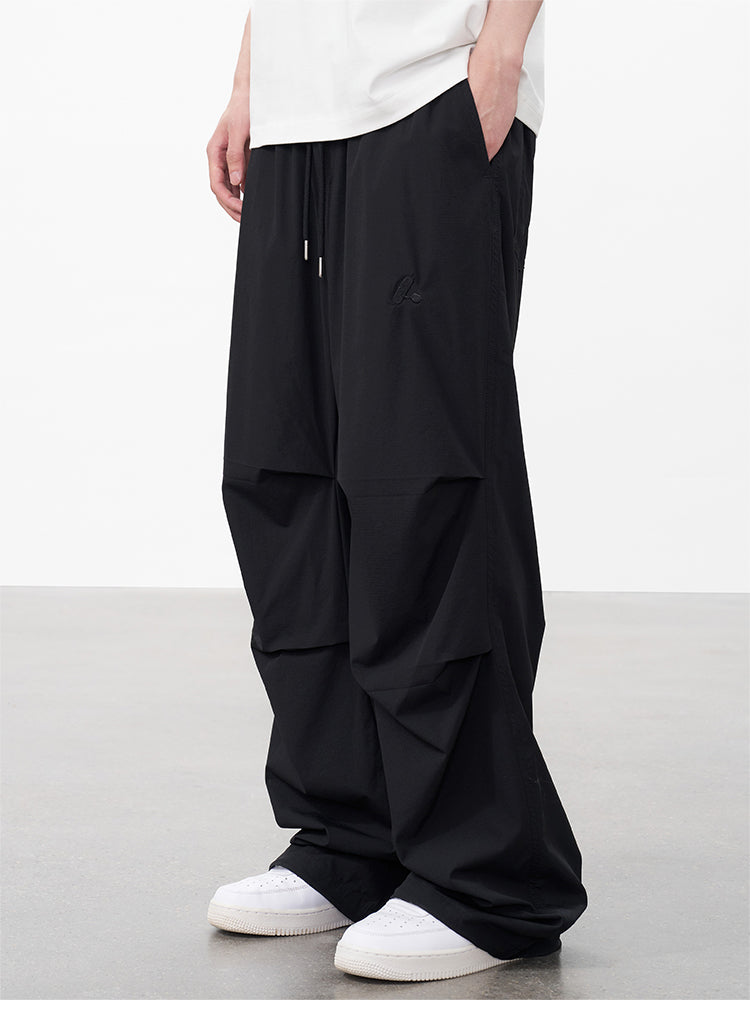 AFGK Nylon Pleated Work Pants | Face 3 Face