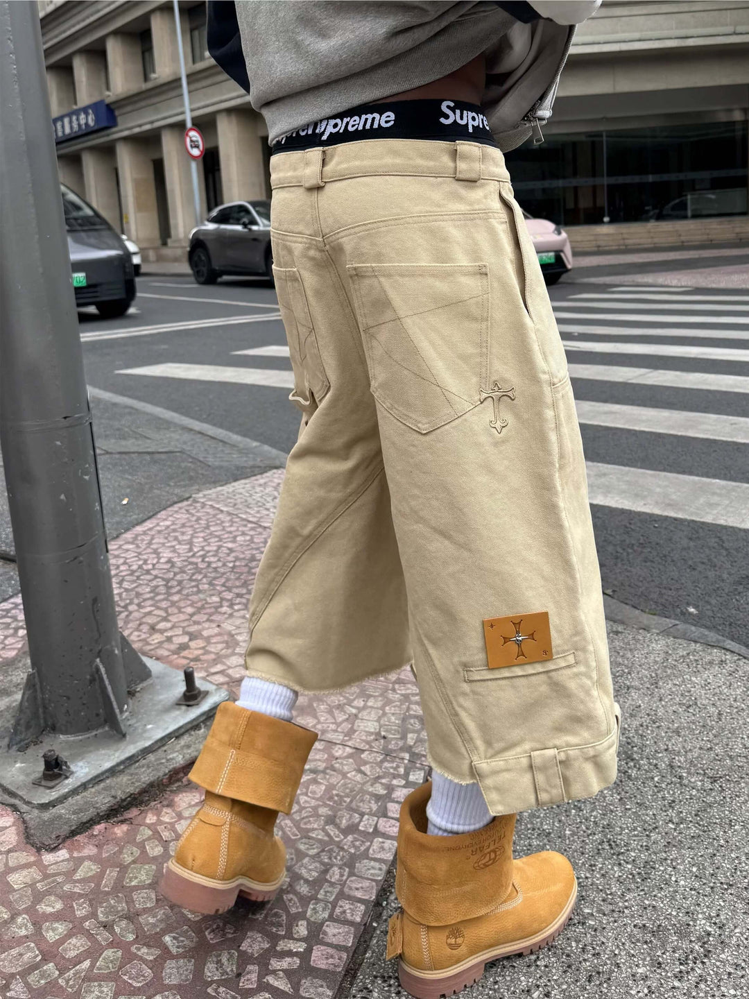 STEEPC Double Knee Carpenter Baggy Shorts | Face 3 Face