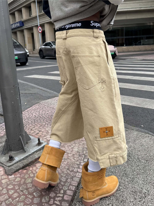 STEEPC Double Knee Carpenter Baggy Shorts | Face 3 Face