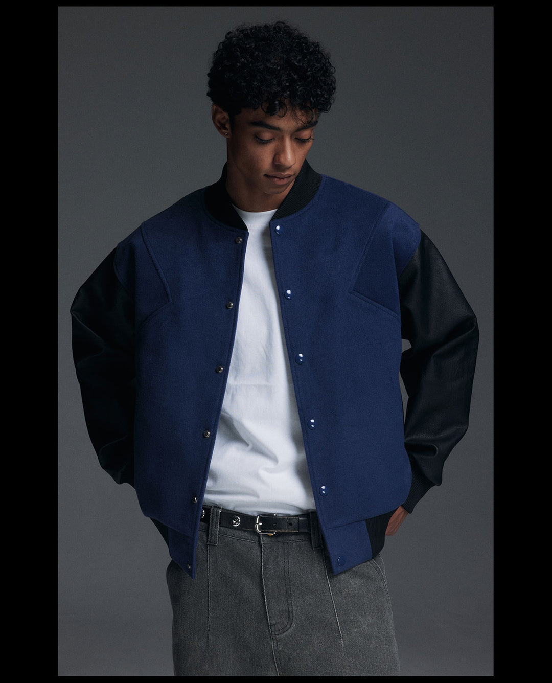 NOVACAM Patchwork Varsity Jacket | Face 3 Face