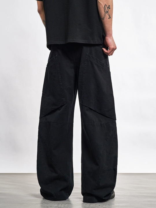 F3F Select Big Pocket Black Machete Pants | Face 3 Face