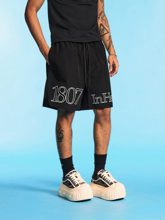 1807 INHERE Logo Track Shorts | Face 3 Face