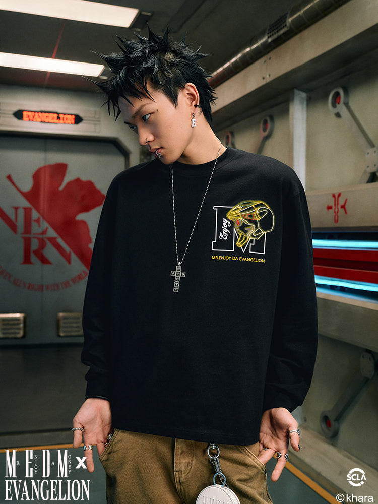 MEDM x EVA Basic Logo Long Sleeve Tee | Face 3 Face