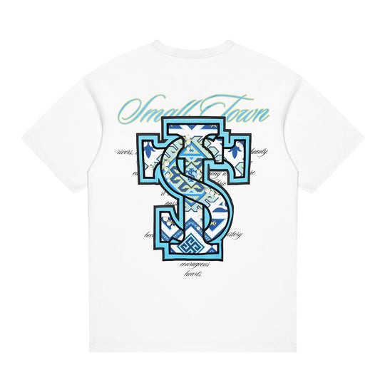 Small Town Kid Pearl Ethnic ST Logo Patch Tee | Face 3 Face