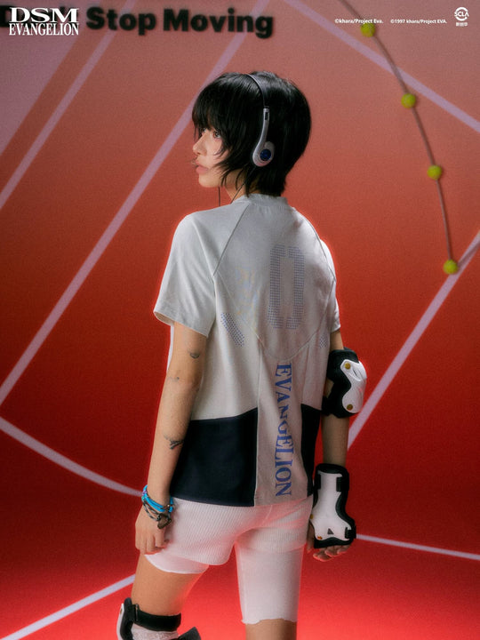 DSM x EVA Plugsuit Inspired Quick Dry Short Sleeve Tee