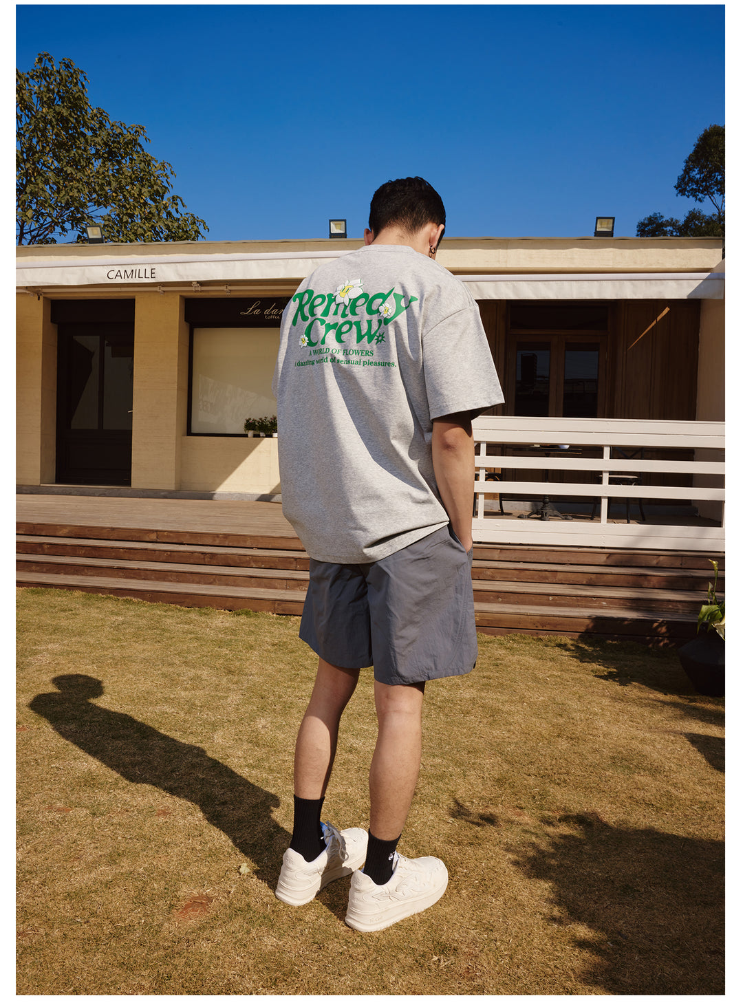 Remedy 3D Flower Logo Print Cool Touch Tee | Face 3 Face