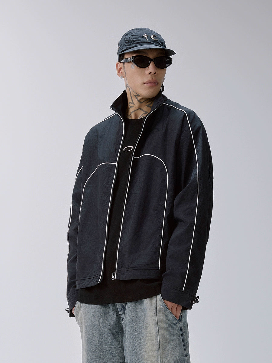 F2CE Color Block Patchwork Track Jacket | Face 3 Face