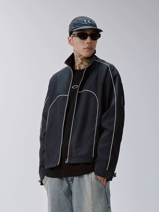 F2CE Color Block Patchwork Track Jacket | Face 3 Face