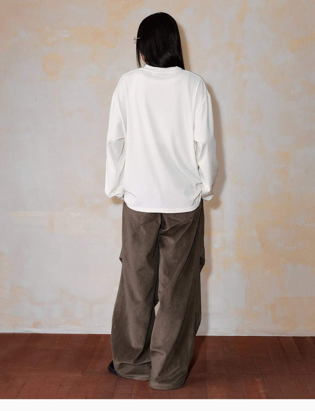 MEDM Rose Print Henley Long Sleeve Tee | Face 3 Face