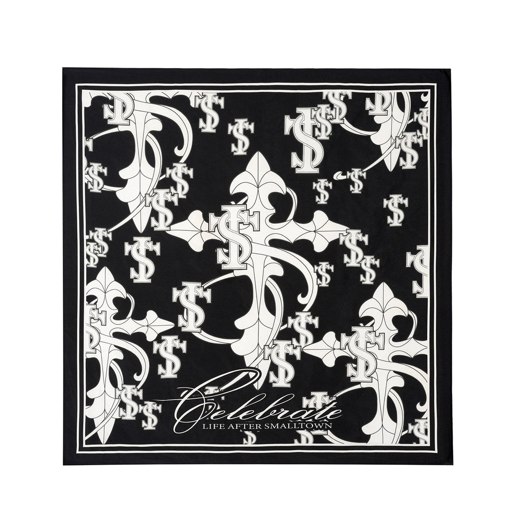 Small Town Kid Cross Logo Square Scarf / Bandana | Face 3 Face