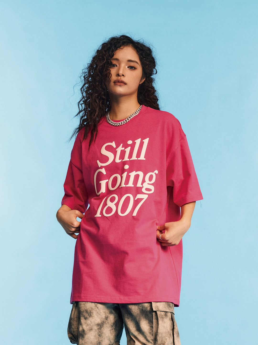 1807 Still Going Foam Print Tee | Face 3 Face