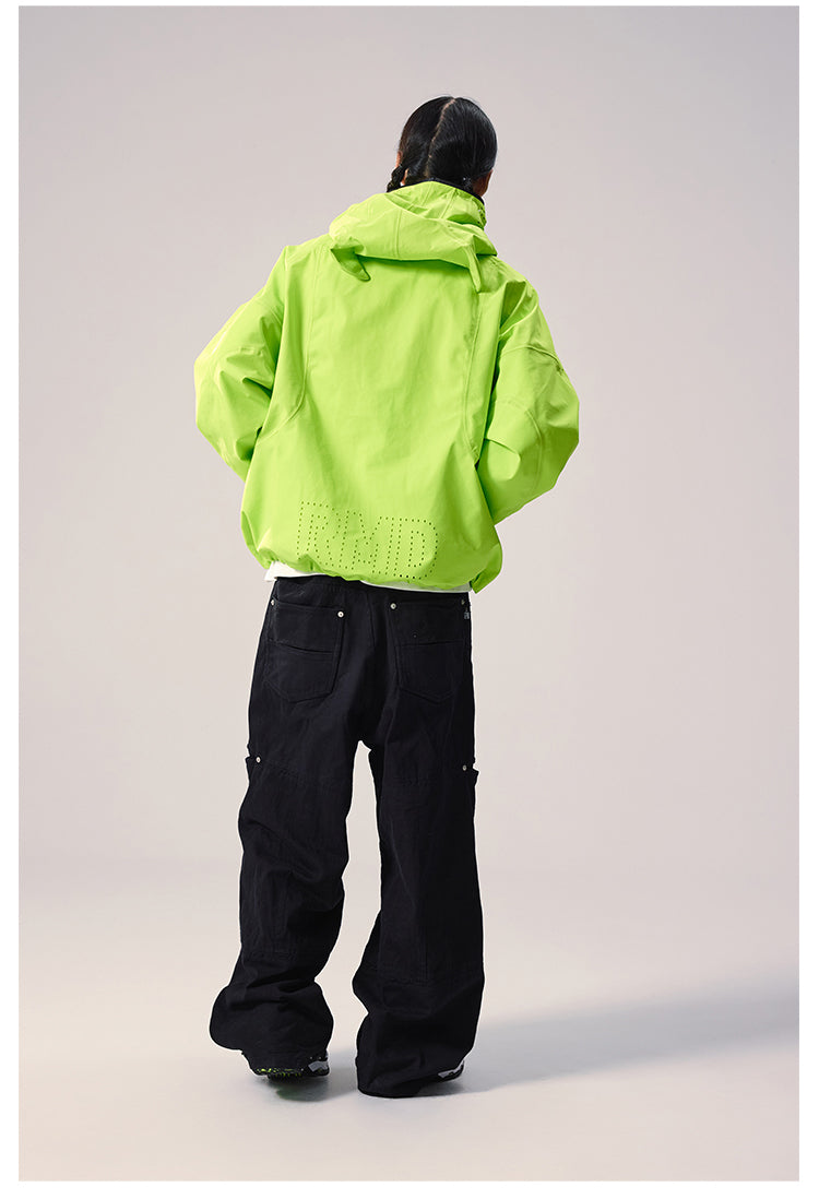 Remedy Devil Horn Hooded Windbreaker Jacket | Face 3 Face