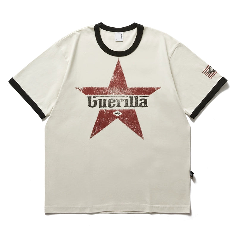 Remedy Aged Star Print Tee | Face 3 Face