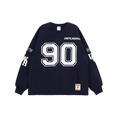 UNTILWERICH 90 Logo Hockey Long Sleeve Jersey Tee | Face 3 Face