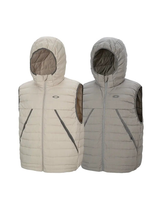 F2CE Lightweight Hooded Outdoor Down Vest | Face 3 Face