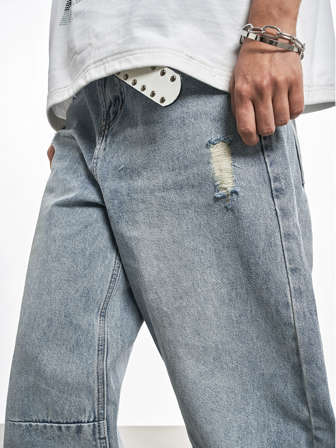 F3F Select Deconstructed Cutoff Machete Jeans | Face 3 Face