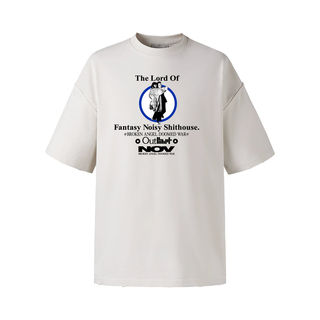 NOVACAM Fantasy Print Vintage Washed Tee | Face 3 Face