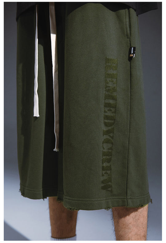 Remedy Logo Baggy Sweat Shorts | Face 3 Face