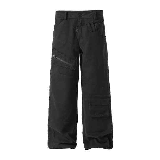 JHYQ Multi Pocket Canvas Work Pants