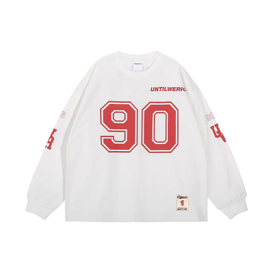 UNTILWERICH 90 Logo Hockey Long Sleeve Jersey Tee | Face 3 Face