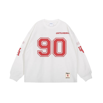 UNTILWERICH 90 Logo Hockey Long Sleeve Jersey Tee | Face 3 Face