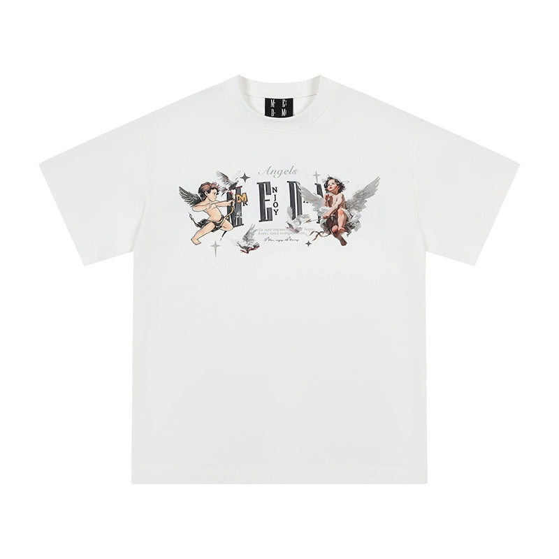 MEDM Angel Peace Dove Print Tee | Face 3 Face