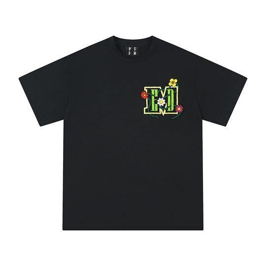 MEDM Floral Toothbrush Embroidery Tee