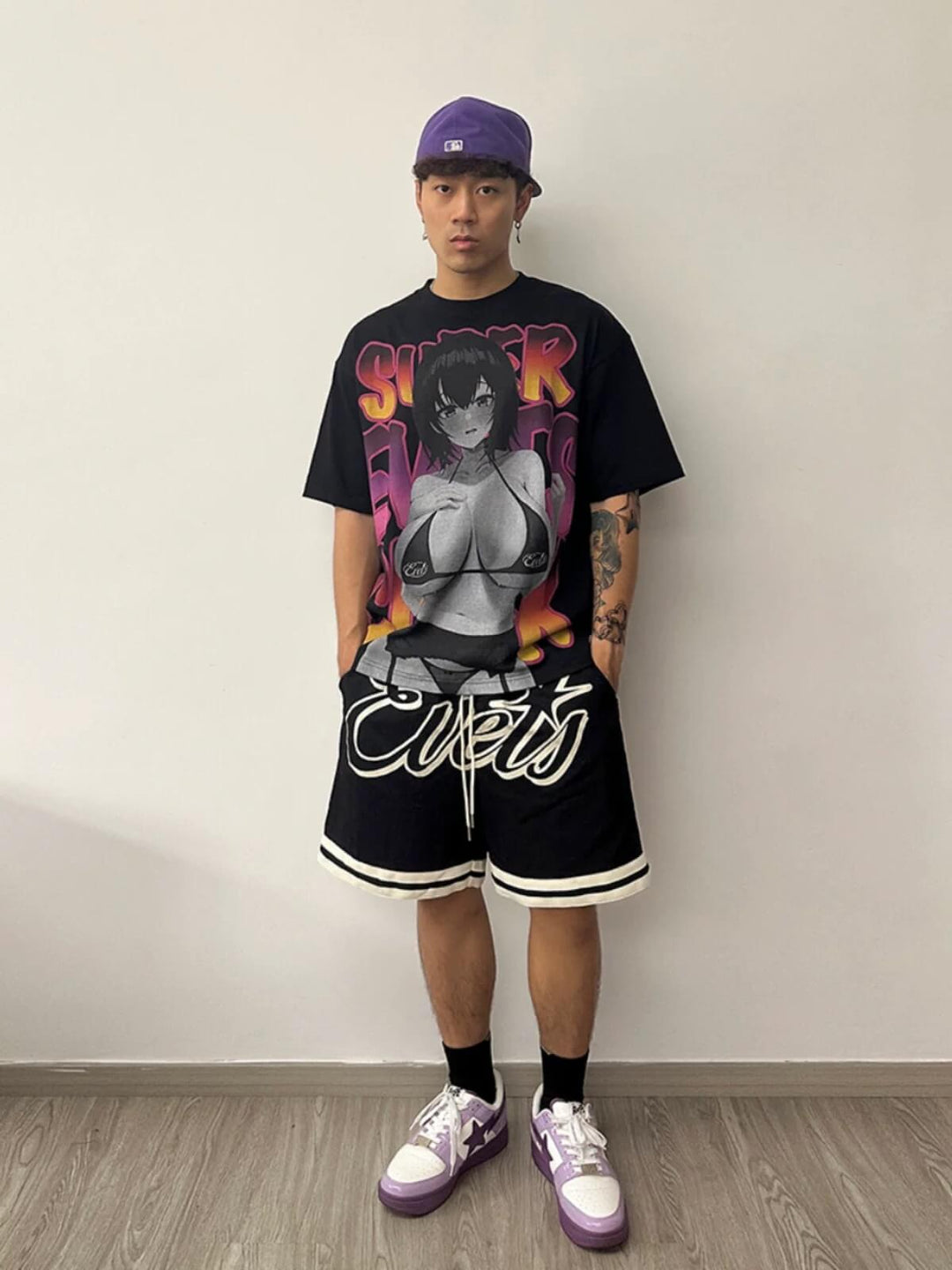 EVETS Color Block Logo Basketball Shorts | Face 3 Face