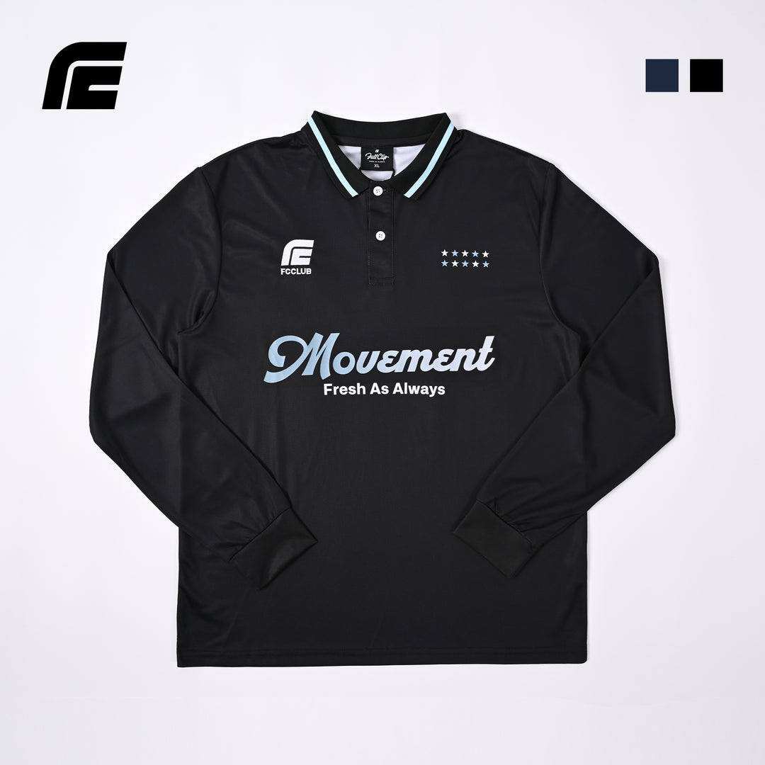 FCCLUB Long Sleeved Soccer Jersey Polo | Face 3 Face