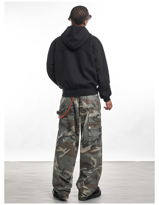 F3F Select Camouflage Work Baggy Jeans | Face 3 Face
