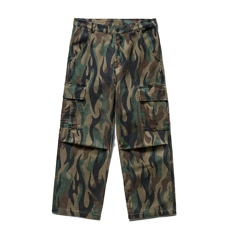 Remedy Flame Camouflage Work Cargo Pants | Face 3 Face