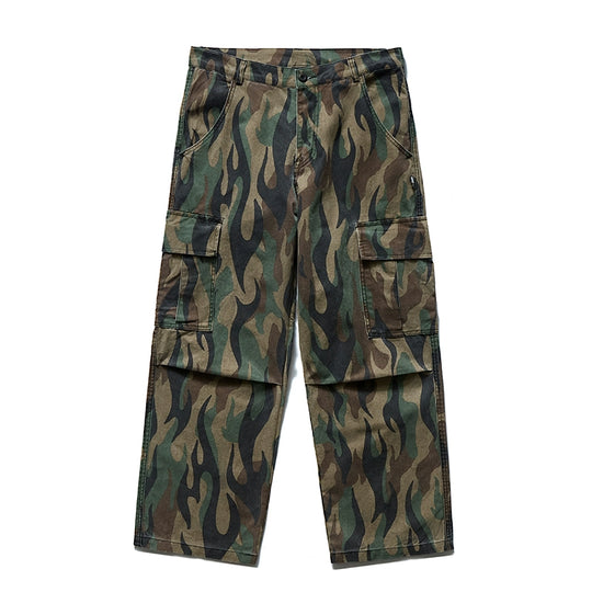 Remedy Flame Camouflage Work Cargo Pants | Face 3 Face