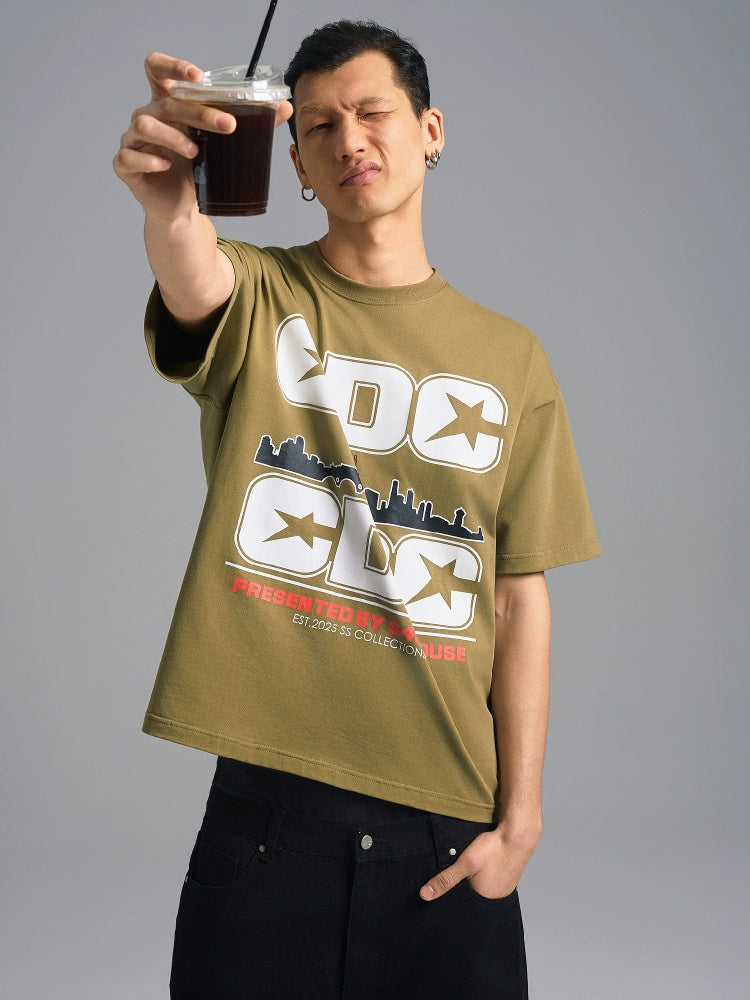 S45 CDC City Printed Tee | Face 3 Face