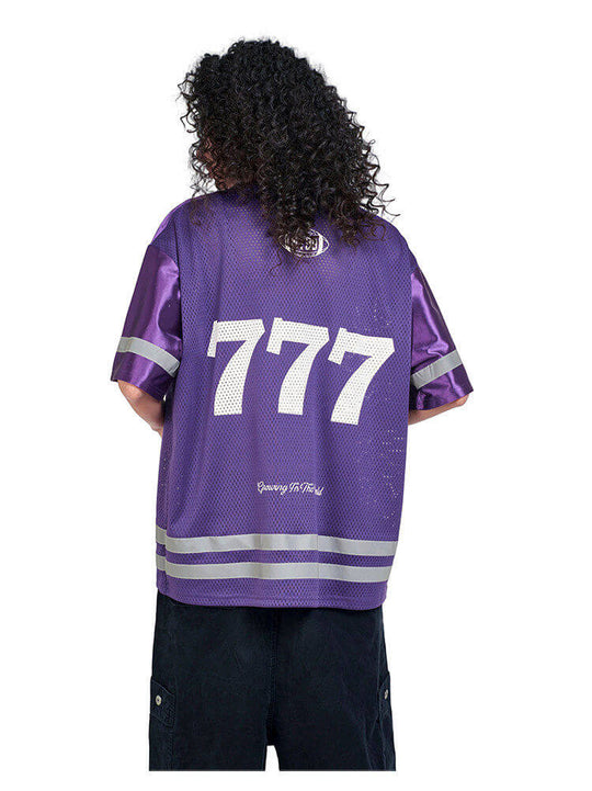 F3F Select 777 Numbering Reflective Stripe Mesh Short Sleeve Hockey Jersey | Face 3 Face