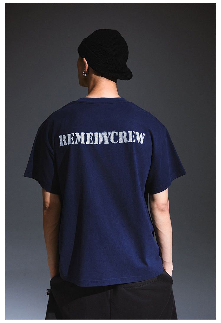 Remedy Military Stencil Print Tee | Face 3 Face
