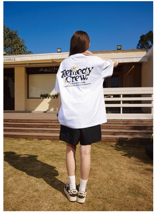 Remedy 3D Flower Logo Print Cool Touch Tee | Face 3 Face