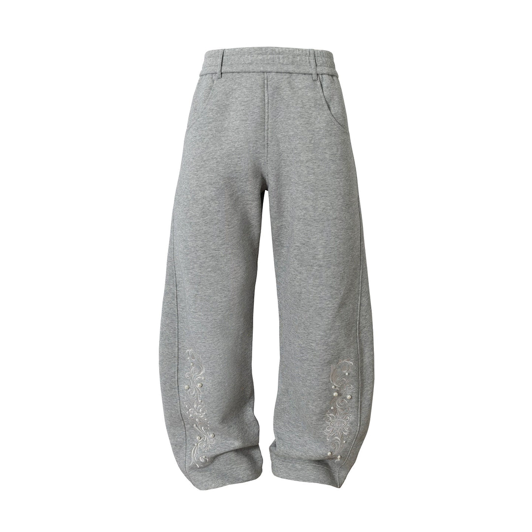 YADcrew Pearl Embroidered Baggy Sweatpants | Face 3 Face