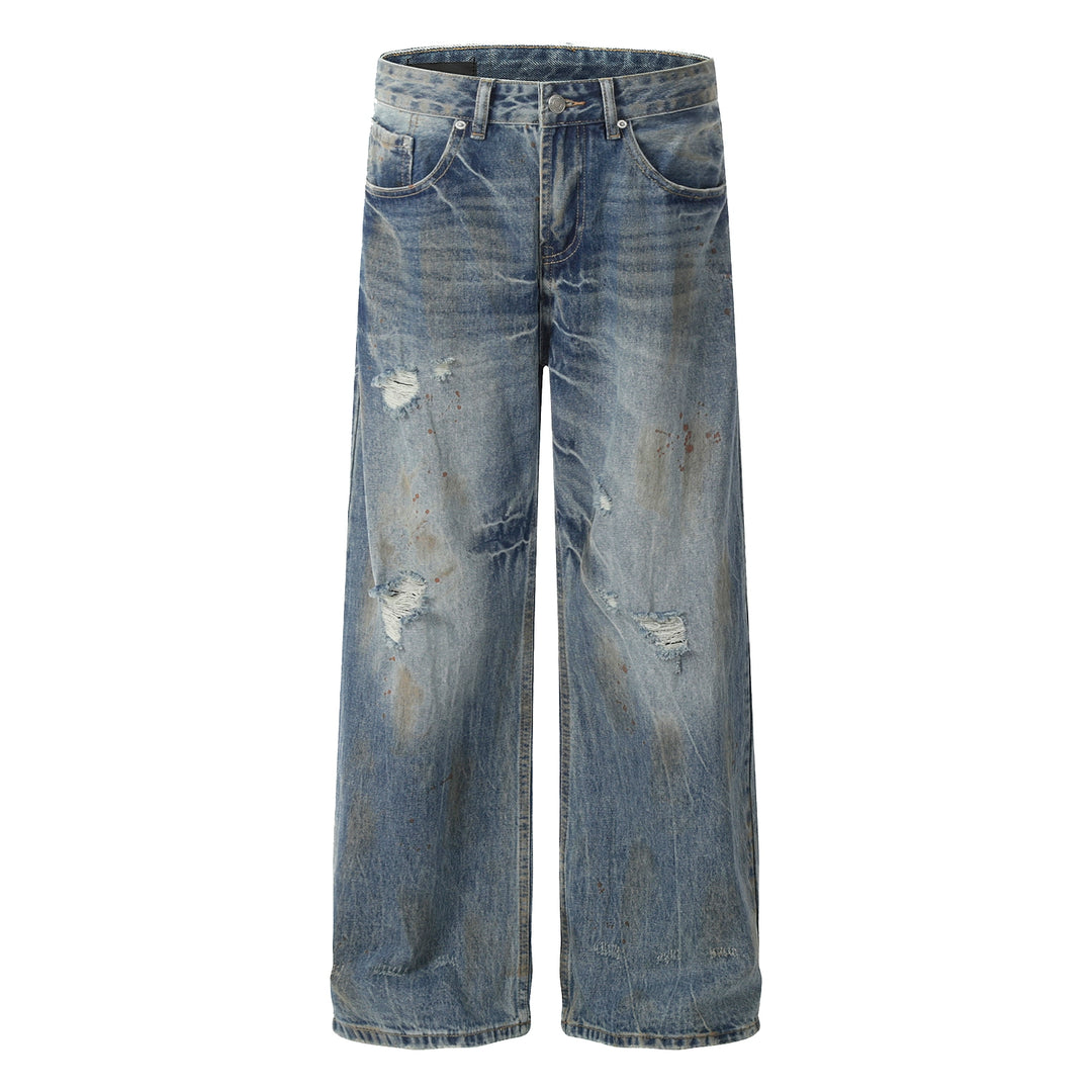 F3F Select Lightning Washed Distressed Jeans | Face 3 Face