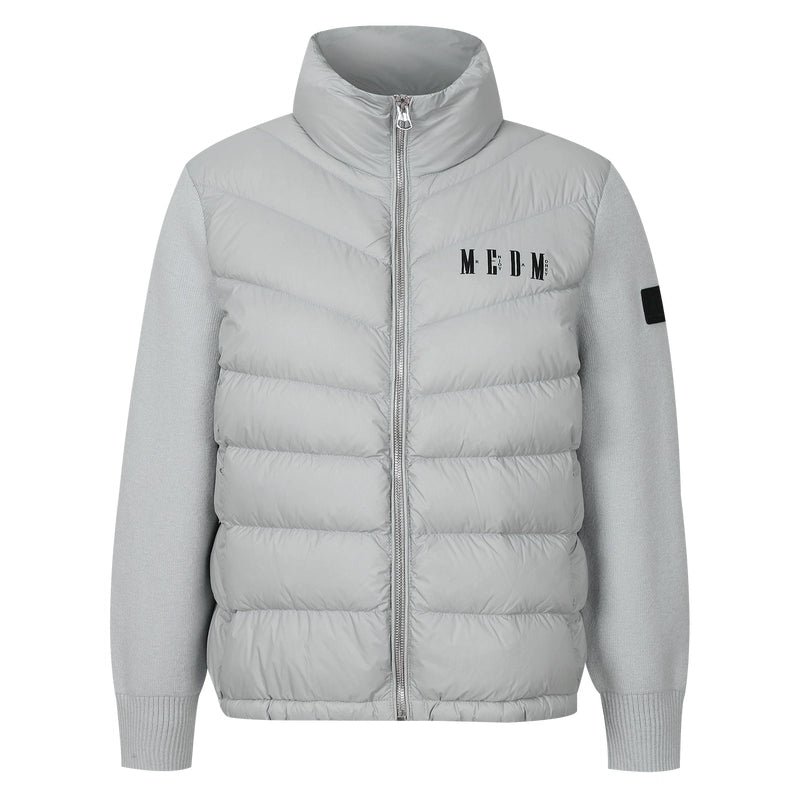 MEDM Shoulder Patchwork Lightweight Down Jacket | Face 3 Face
