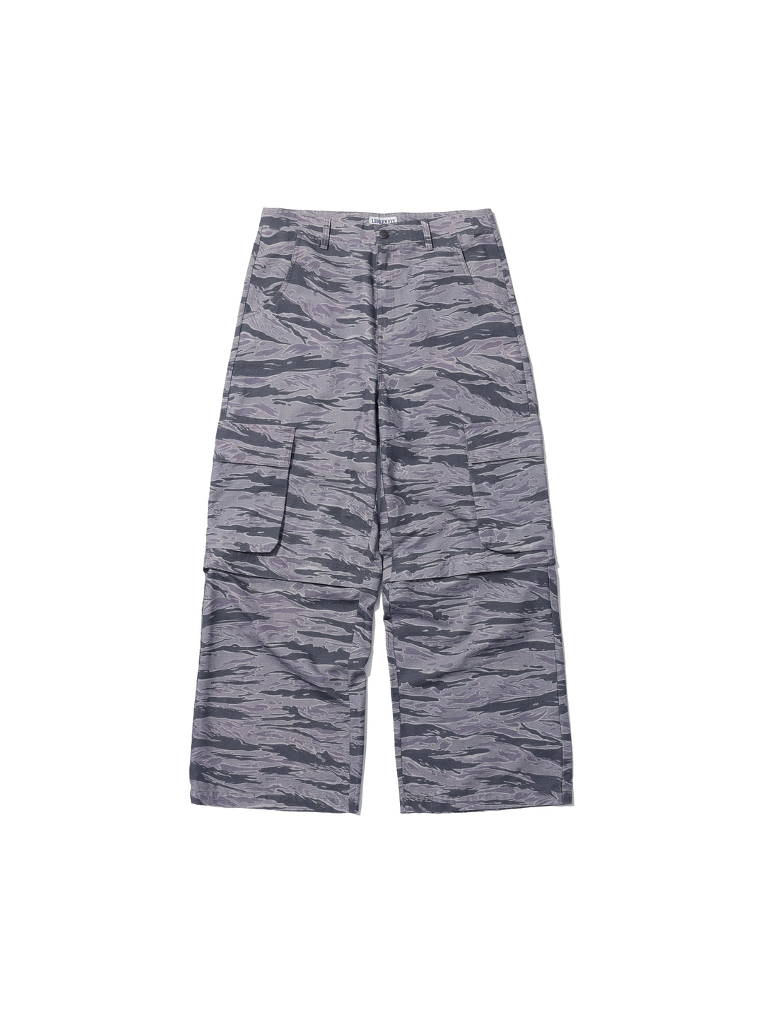 LIBERAFIT Tiger Camo 3D Patch Pocket Zip Off Cargo Pants | Face 3 Face