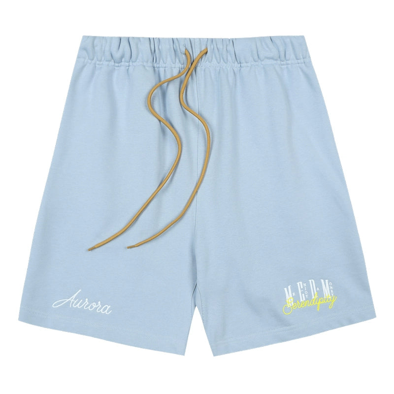 MEDM 3D Embroidered Sweat Shorts | Face 3 Face