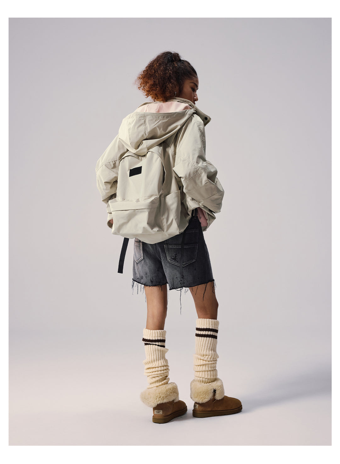 Remedy Backpack Design Hooded Windbreaker Jacket | Face 3 Face